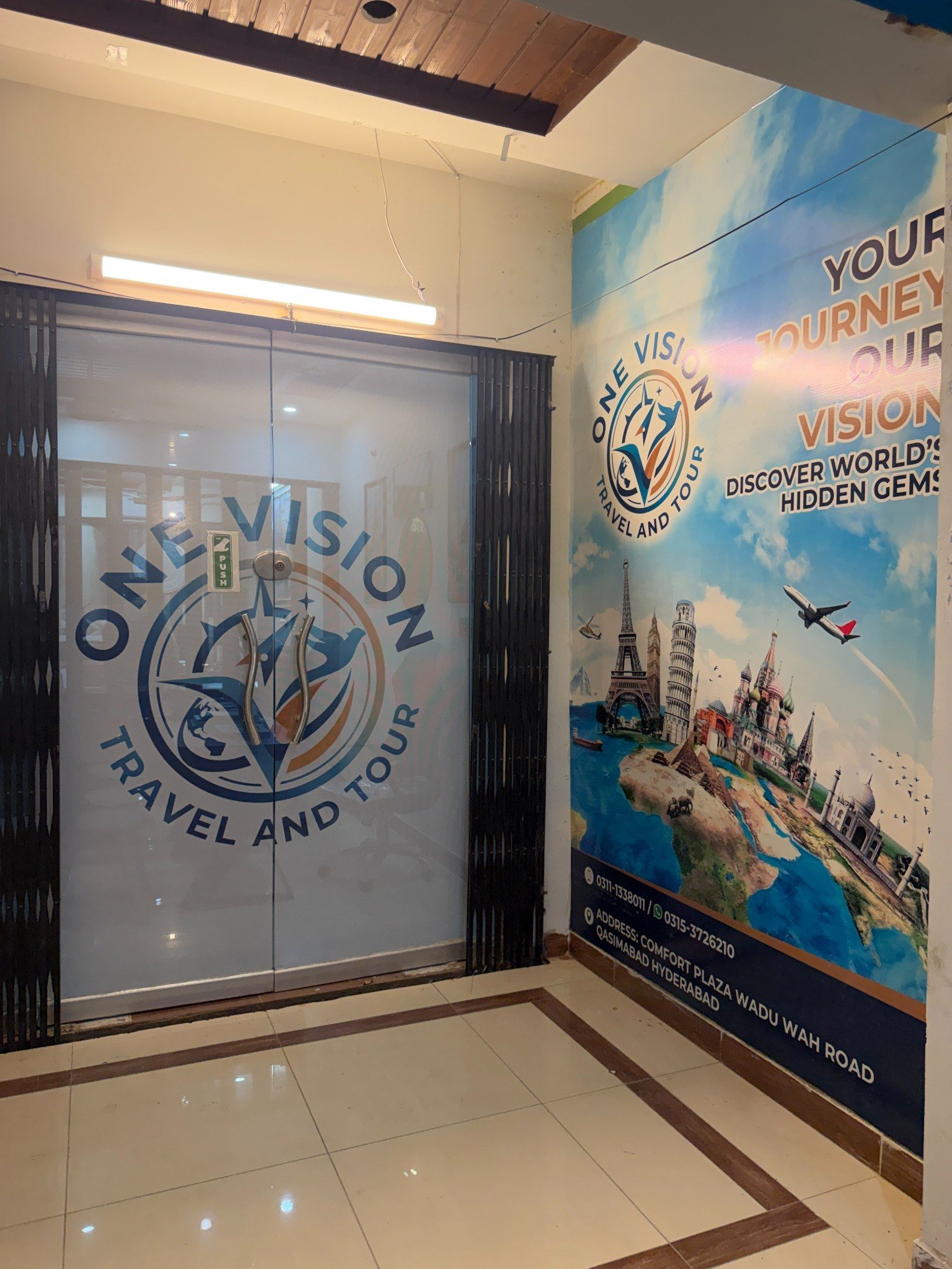 One Vision Travel and Tour office entrance